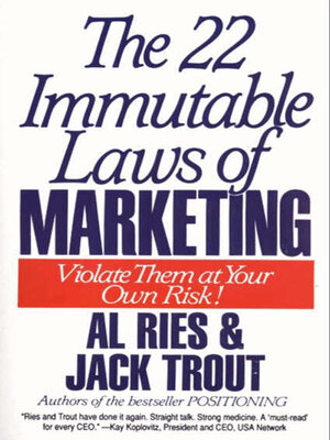 cover image of The 22 Immutable Laws of Marketing